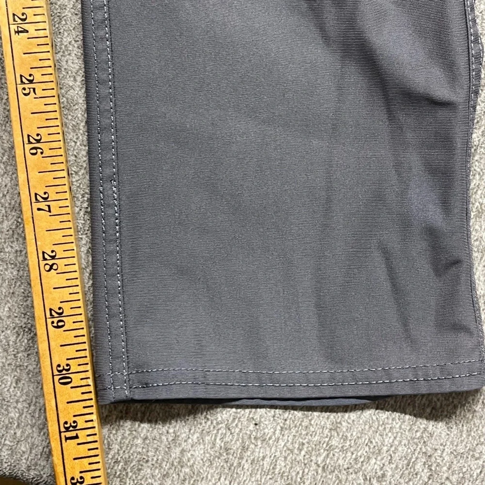 Vuori Meta Pant Mens 35x30 Charcoal Grey Technical Stretch 5-Pocket Trousers